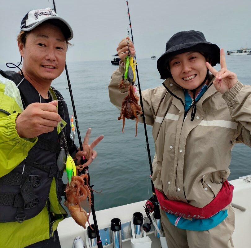 5月24日タコチャーター1日便5名様の釣果です