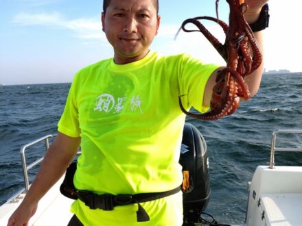 8月6日近海タコチャーター午後半日便1名様の釣果です