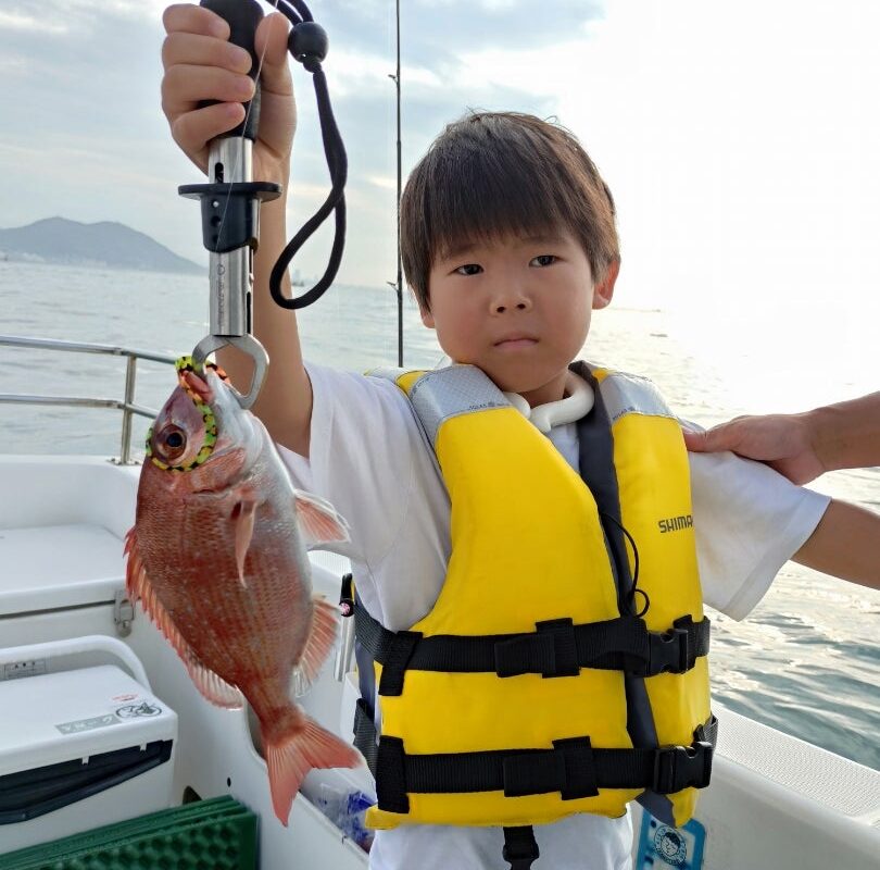 8月13日鯛ラバ乗合1日便4名様+お子様の釣果です