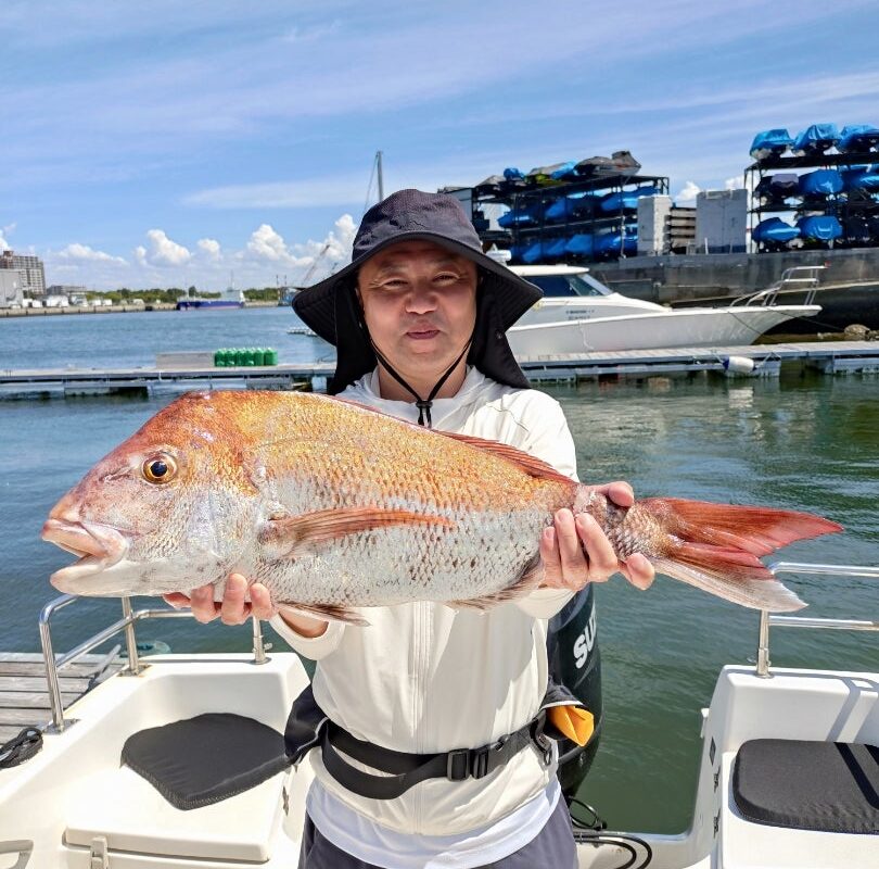 8月22日鯛ラバ乗合1日便3名様の釣果です