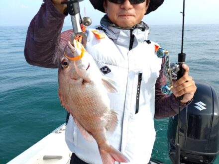 8月24日鯛ラバチャーター午後便1名様の釣果です
