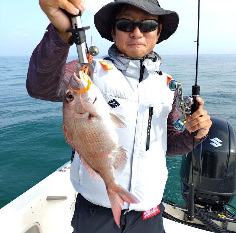8月24日鯛ラバチャーター午後便1名様の釣果です