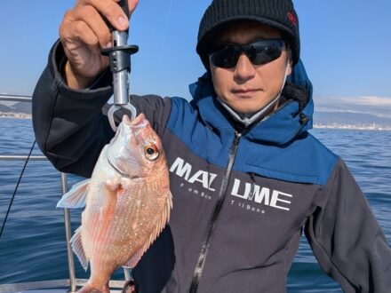 12月11日鯛ラバ乗合1日便真鯛1
