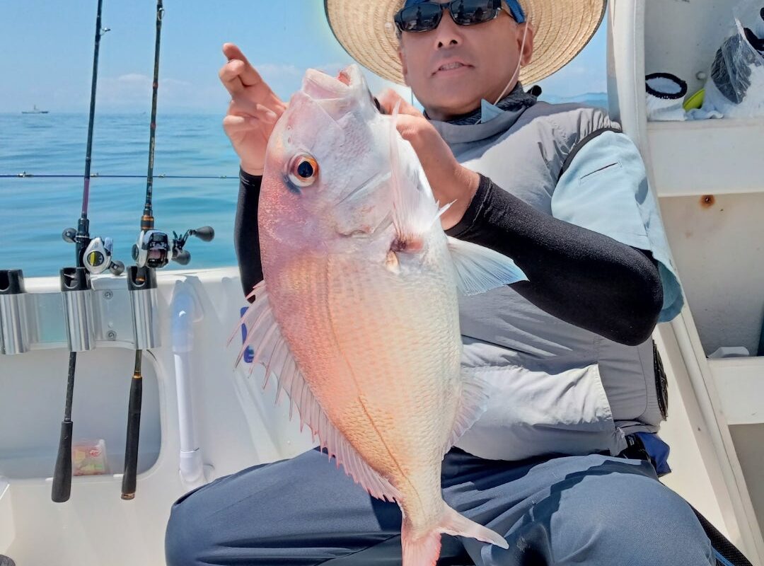 2023年7月25日鯛ラバ、鬼アジサビキ乗合1日便5名様
