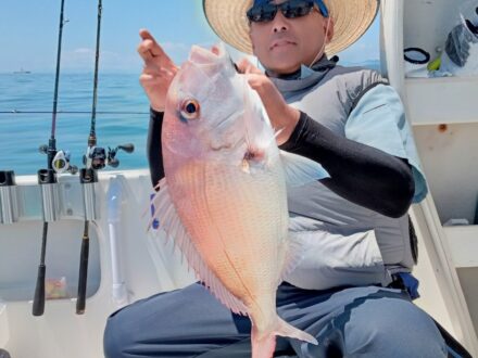 2023年7月25日鯛ラバ、鬼アジサビキ乗合1日便5名様
