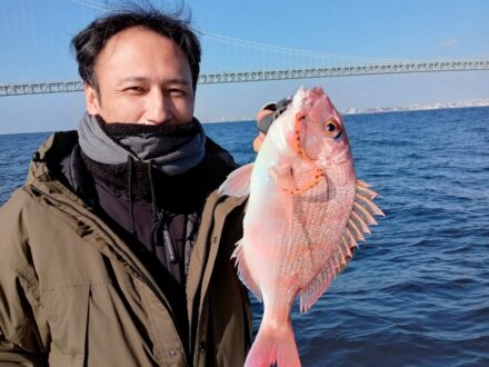 2024年1月5日鯛ラバ乗合1日便2名様の釣果です