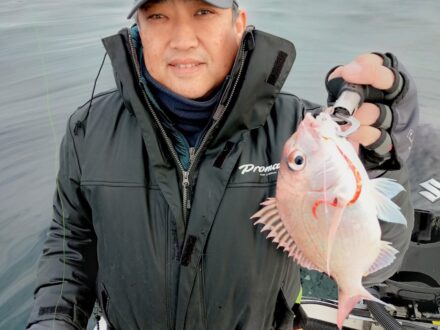 2024年2月4日鯛ラバ、アジサビキ乗合1日便2名様の釣果です。