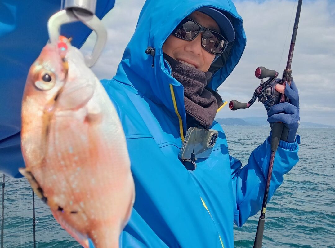 2024年3月7日鯛ラバ乗合1日便1名様+船長の釣果です