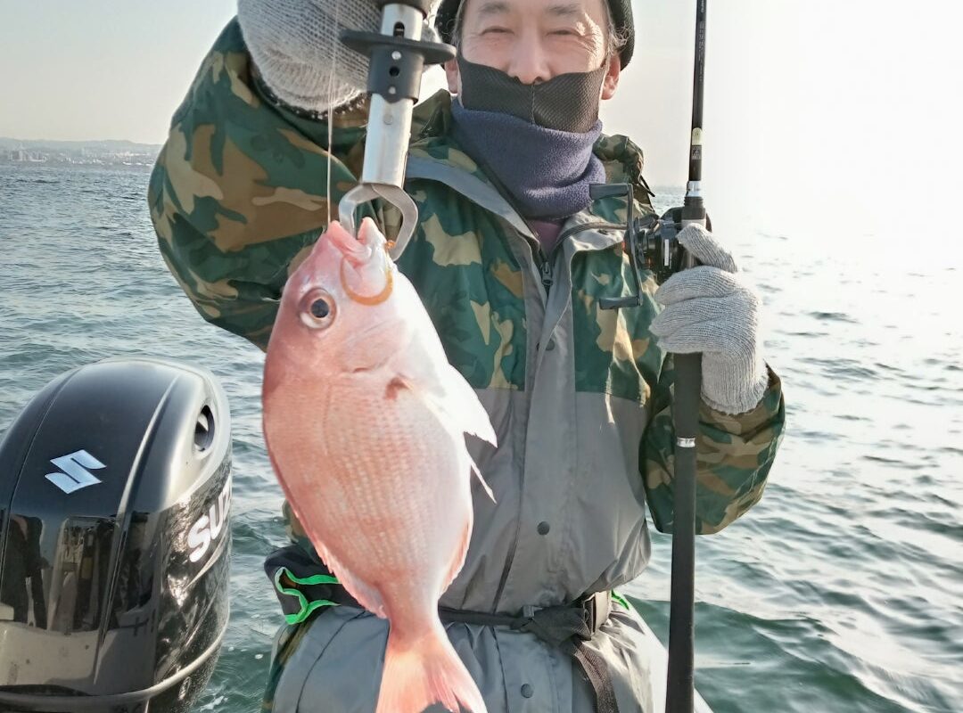 2024年3月19日鯛ラバ乗合1日便3名様の釣果です