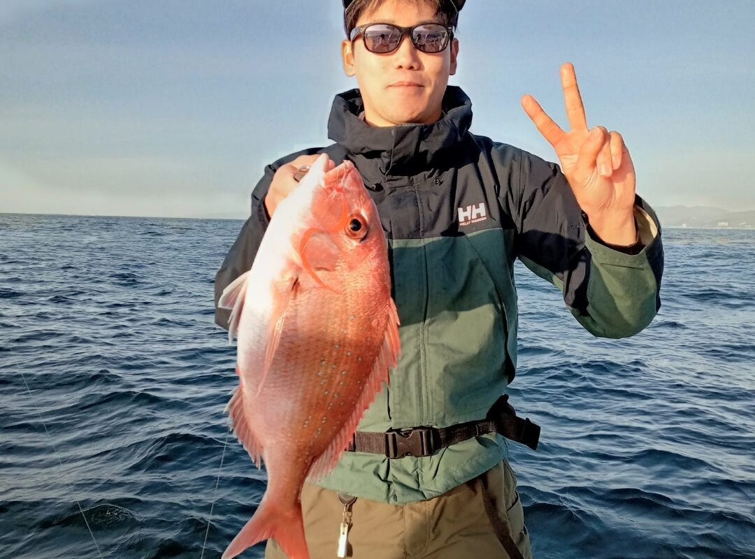 2024年5月5日鯛ラバチャーター午前+1h便2名様の釣果です