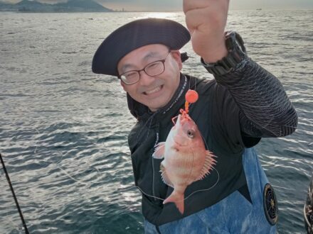 2024年6月15日鯛ラバ乗合ロング便3名様の釣果です
