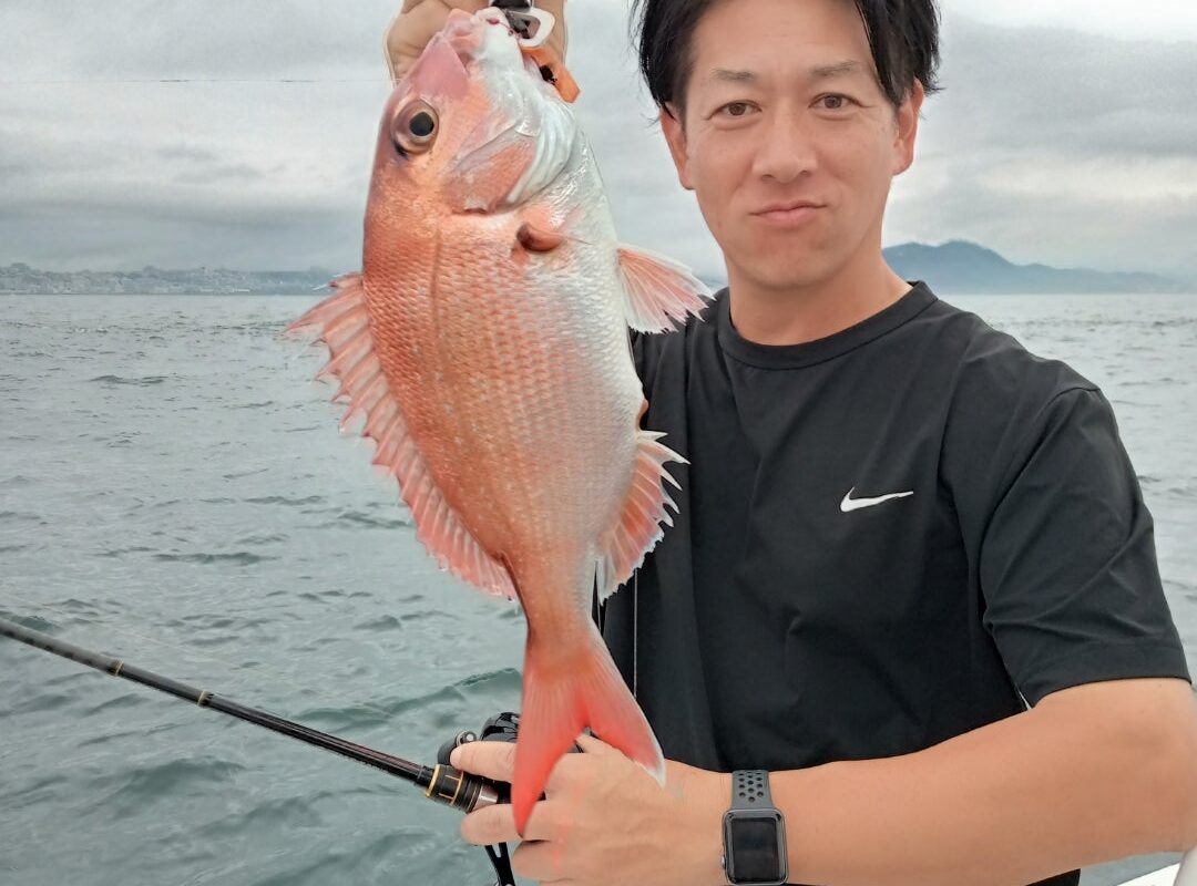 2024年7月2日鯛ラバ+鬼アジサビキチャーター1日便3名様の釣果です