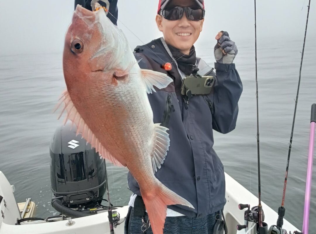 2024年7月3日鯛ラバ乗合1日便4名様の釣果です