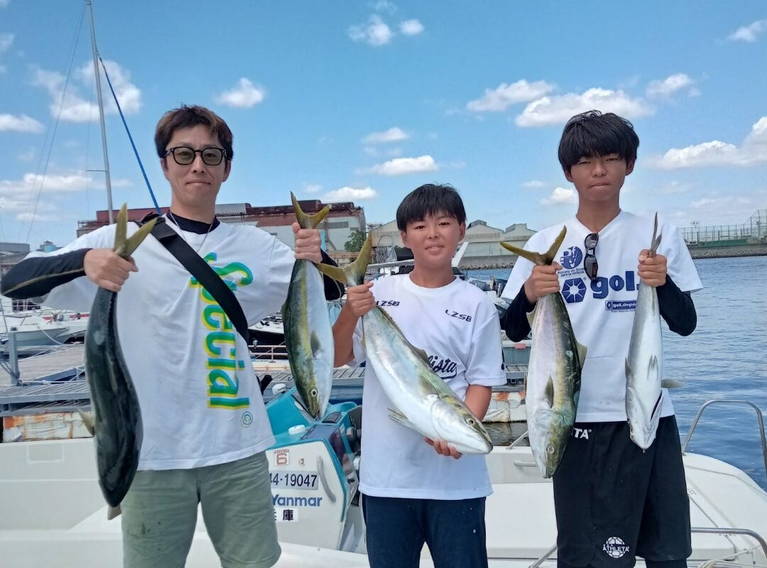 2024年8月8日ご家族様ノマセチャーター1日便3名様の釣果です