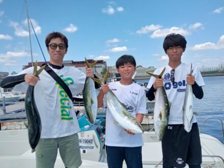 2024年8月8日ご家族様ノマセチャーター1日便3名様の釣果です