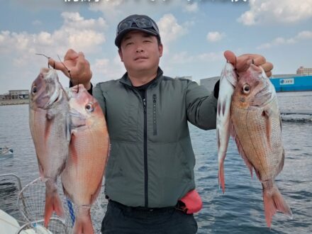 2024年9月9日鯛ラバ乗合1日便3名様の釣果です。