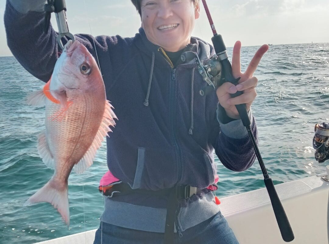 2024年11月4日鯛ラバチャーター1日便4名様(+船長)の釣果です