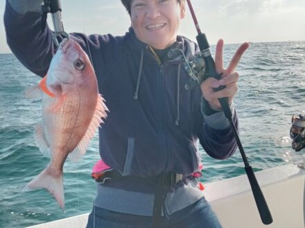 2024年11月4日鯛ラバチャーター1日便4名様(+船長)の釣果です