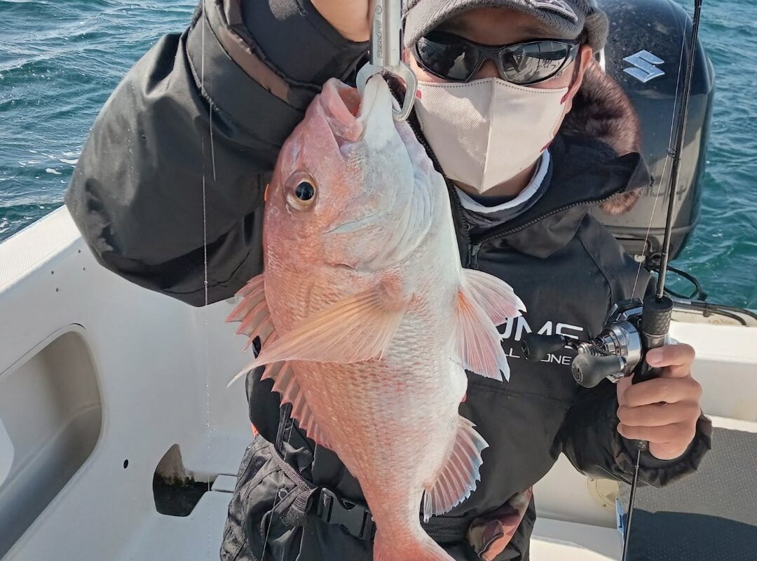 2024年12月9日鯛ラバチャーター1日便1名様の釣果です