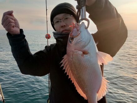 1月12日鯛ラバ乗合1日便5名様の釣果です