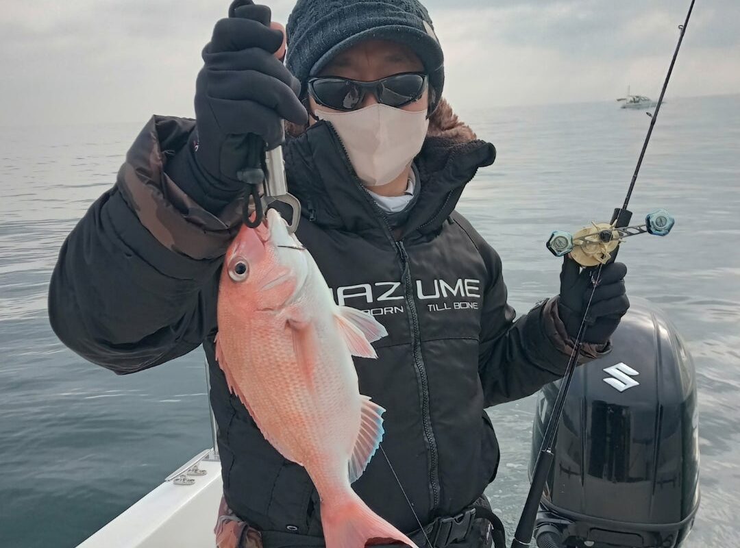 2月3日鯛ラバチャーター1日便1名様の釣果です