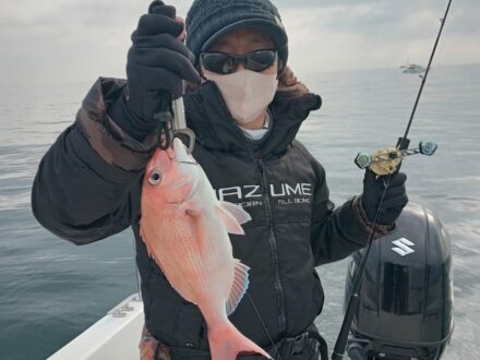 2月3日鯛ラバチャーター1日便1名様の釣果です