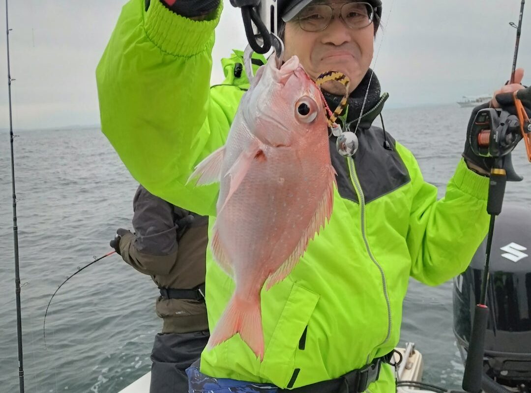 3月15日鯛ラバチャーター1日便5名様の釣果です
