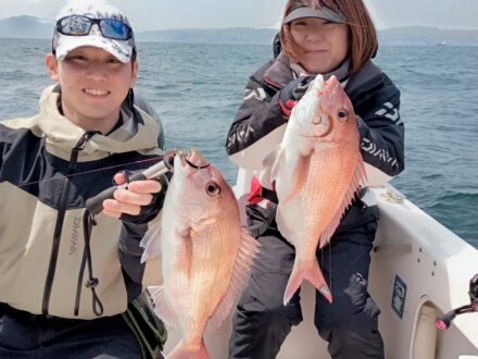 4月8日鯛ラバ乗合1日便4名様の釣果です