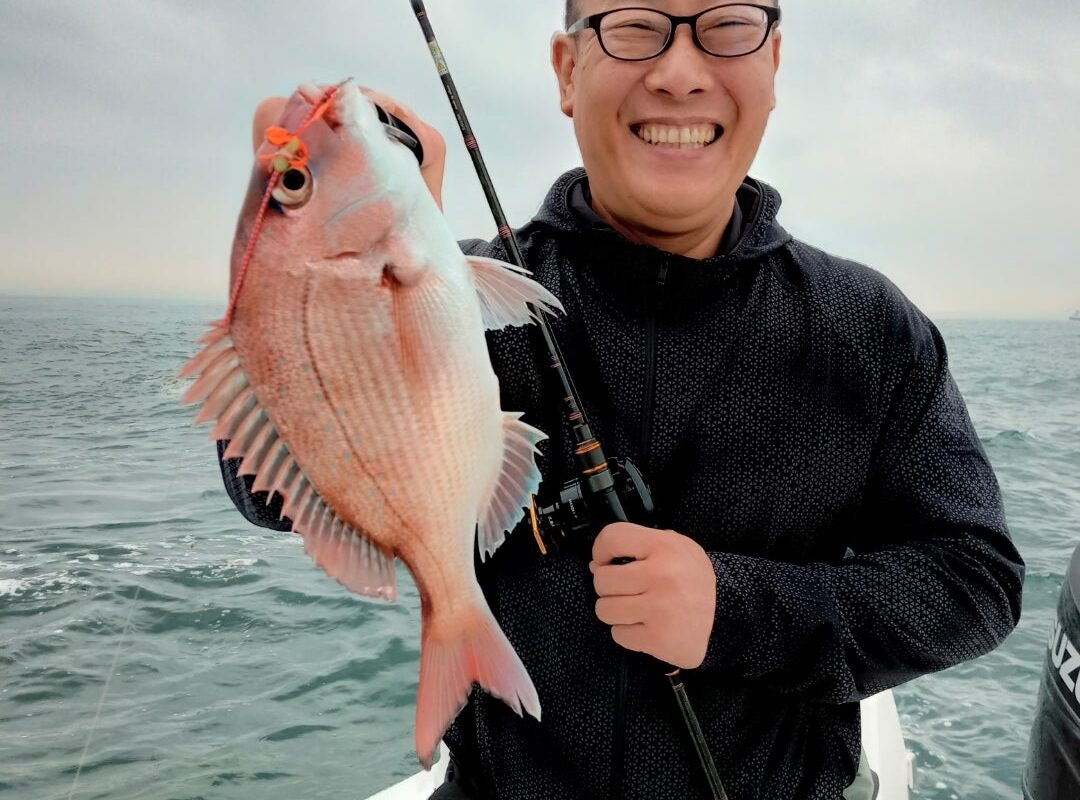 4月18日鯛ラバチャーター1日便1名様の釣果です