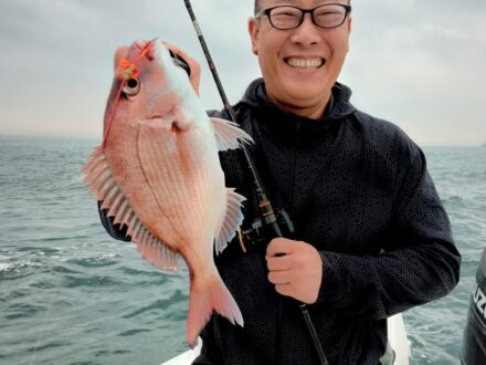 4月18日鯛ラバチャーター1日便1名様の釣果です