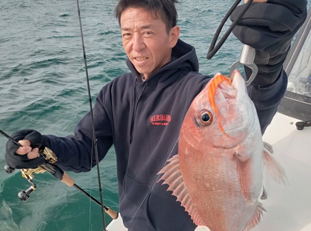 5月4日鯛ラバチャーター1日便5名様の釣果です