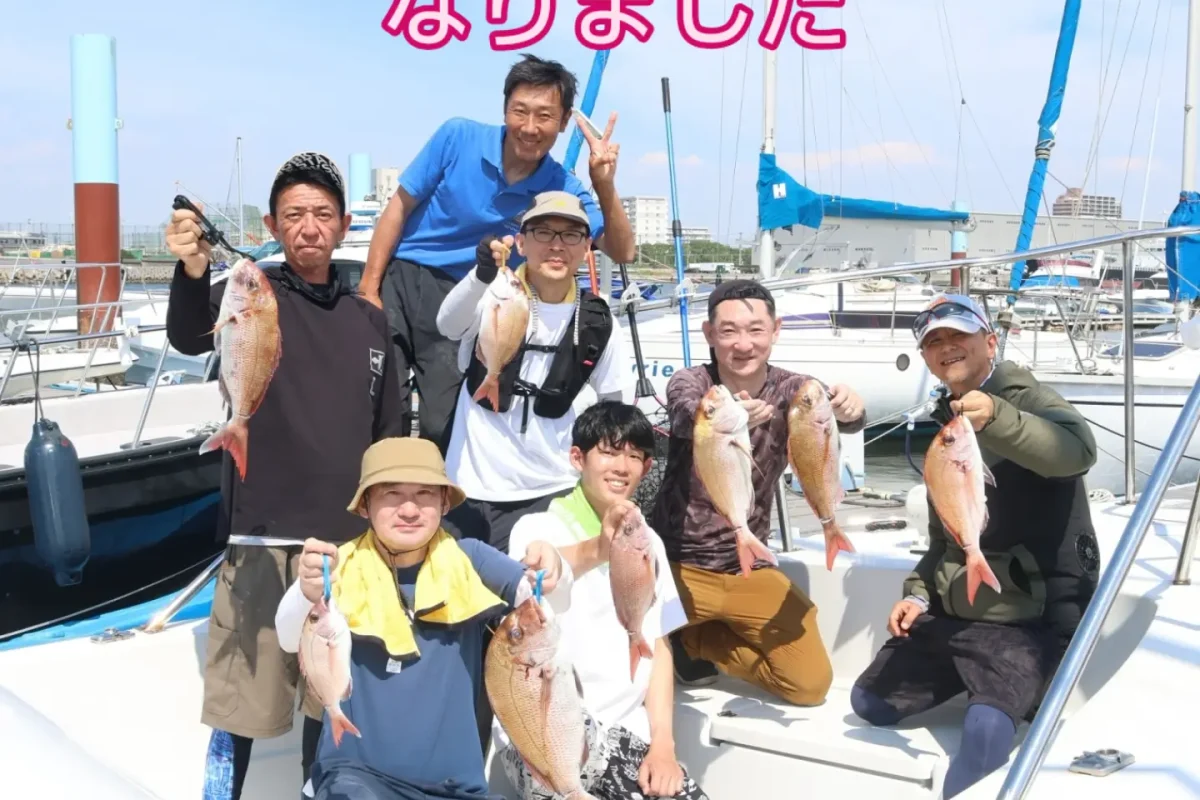 7月31日鯛ラバ+キャスティングチャーター1日便