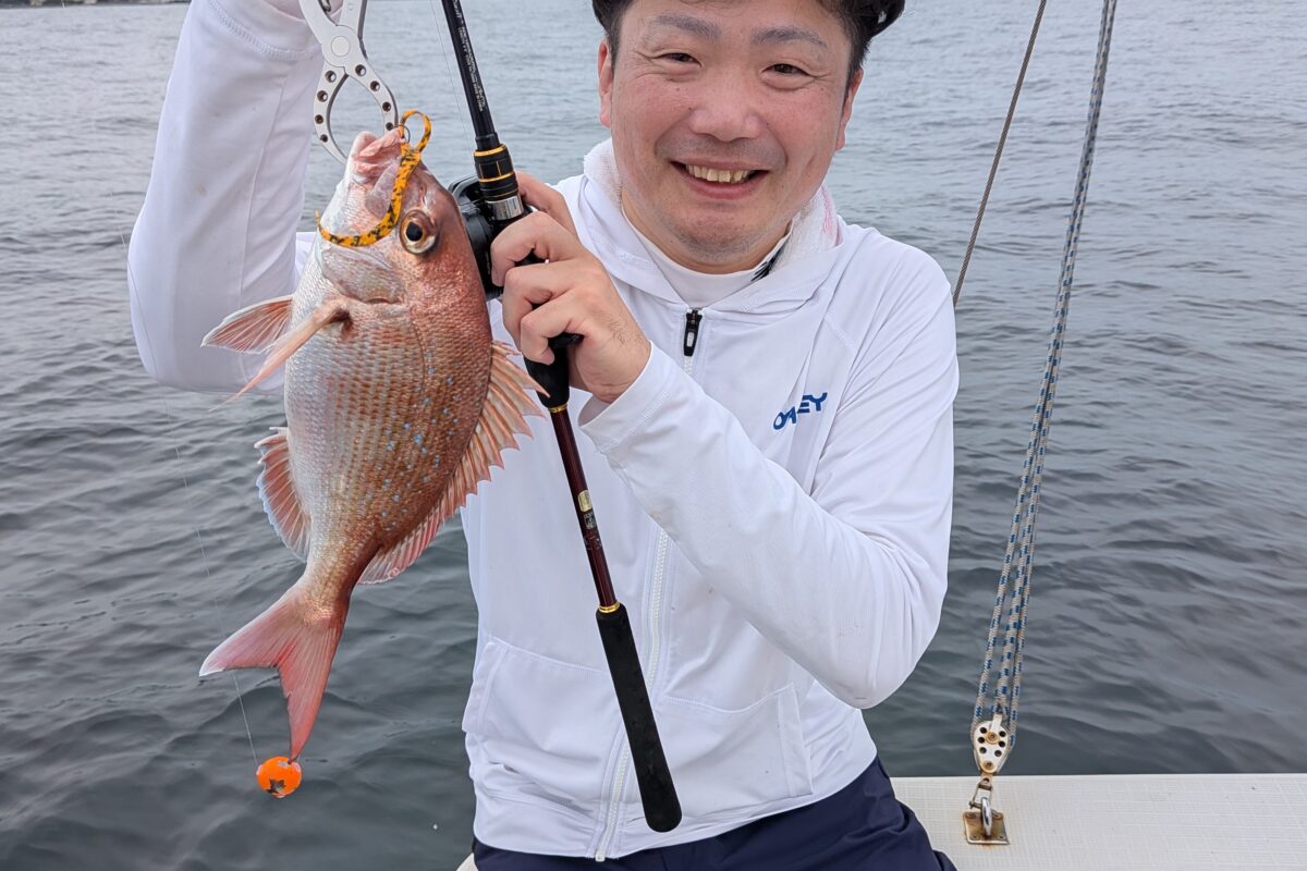 8月27日鯛ラバ+アジサビキチャーター1日便